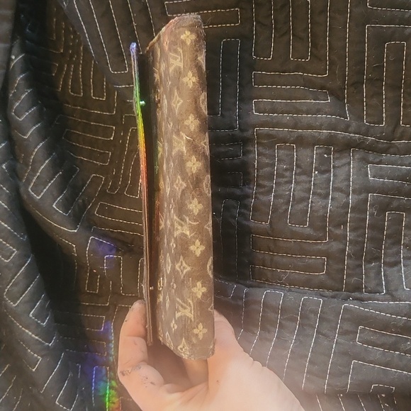 Louis Vuitton Brown Denim Wallet - Picture 6 of 8